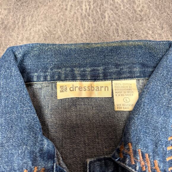 Vintage Dressbarn Safari Embroidered Ves - Picture 5 of 6